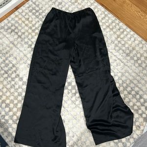 Rosetta Getty Silk Wide Leg pants